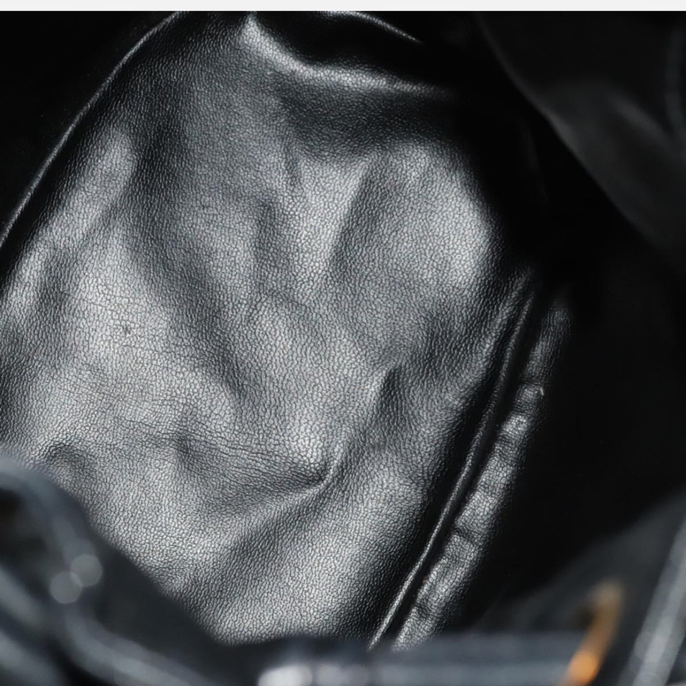 ❌SOLD ❌CHANEL CC LAMBSKIN LEATHER DRAWSTRING BAG - Picture 9 of 12